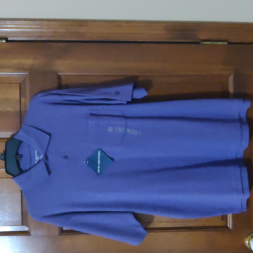 Men's Purple John Ashford Polo Size M